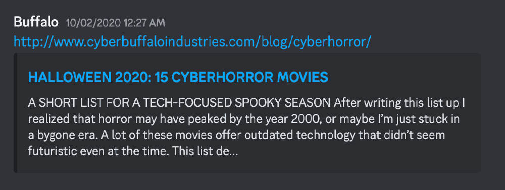old cyber horror