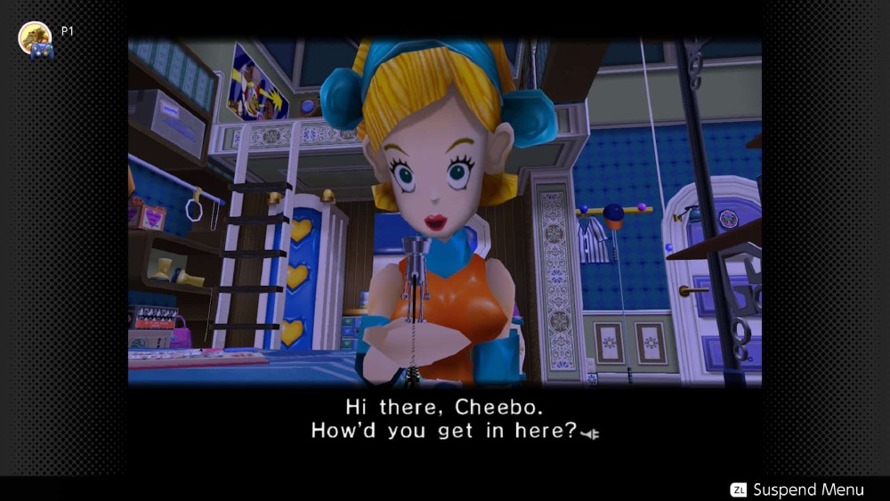 This game rules if only because she calls us Cheebo, a made-up name we've been using for our cat Charlie for like 5 years.